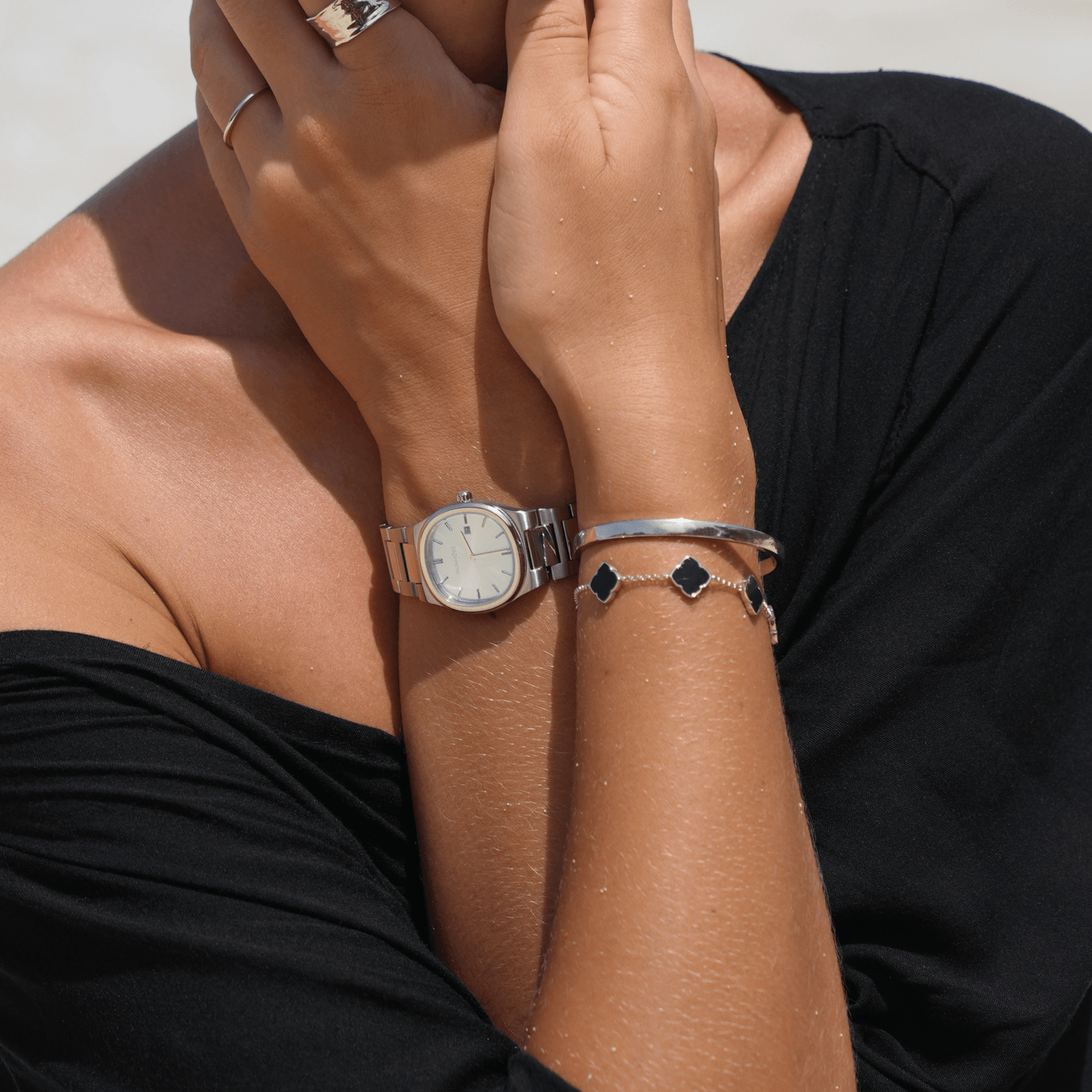 Watch and Bracelet Silver-2